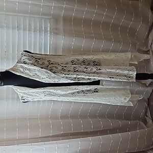 Lace Cardigan Vest